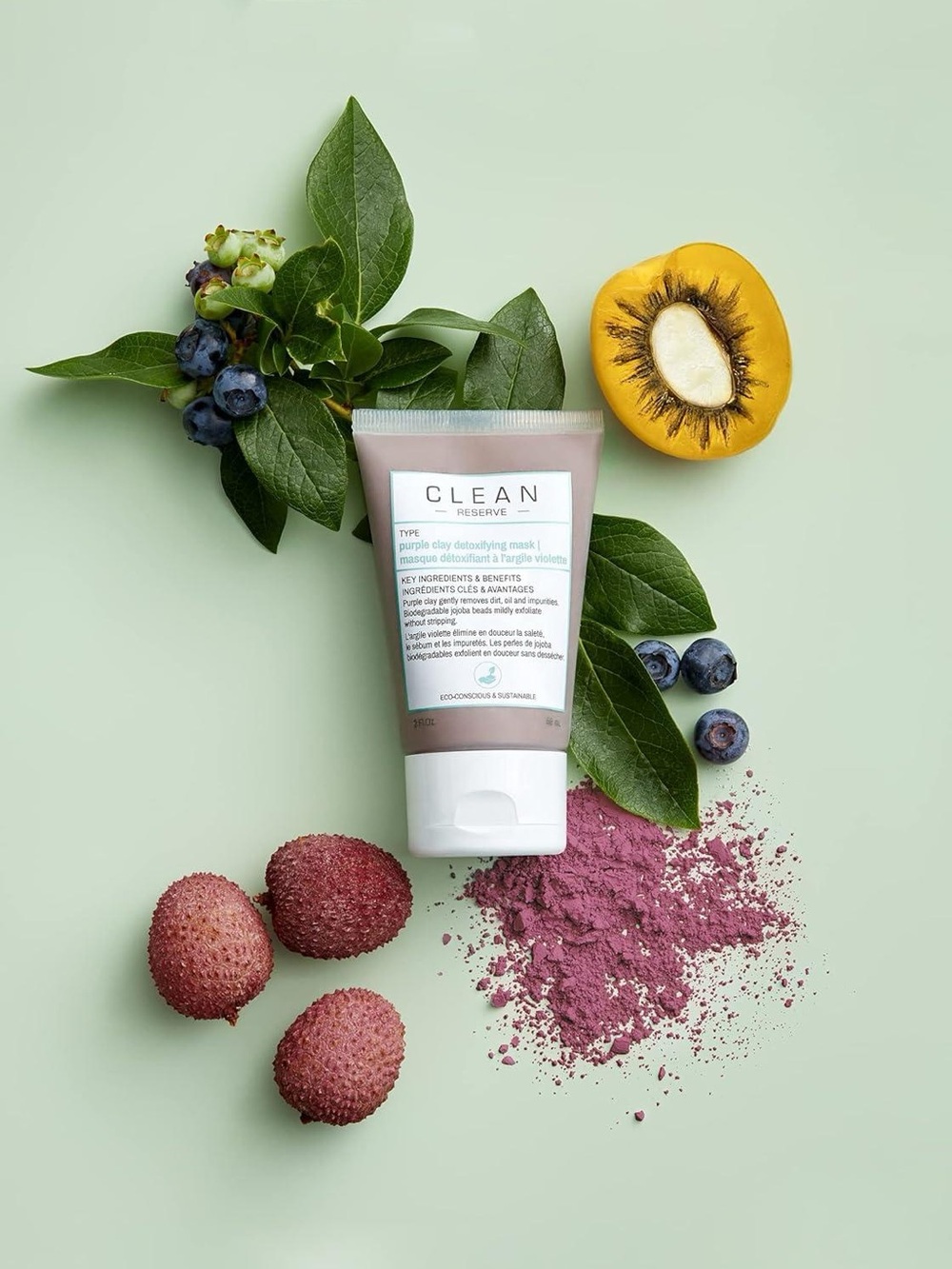 CLEAN Reserve Purple Clay Detoxifying Mask